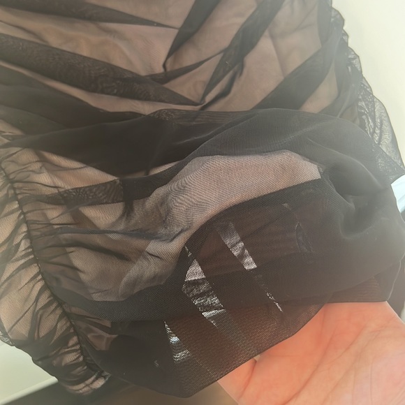 House of CB Black Ruffle Skirt (XS) - Picture 2 of 5